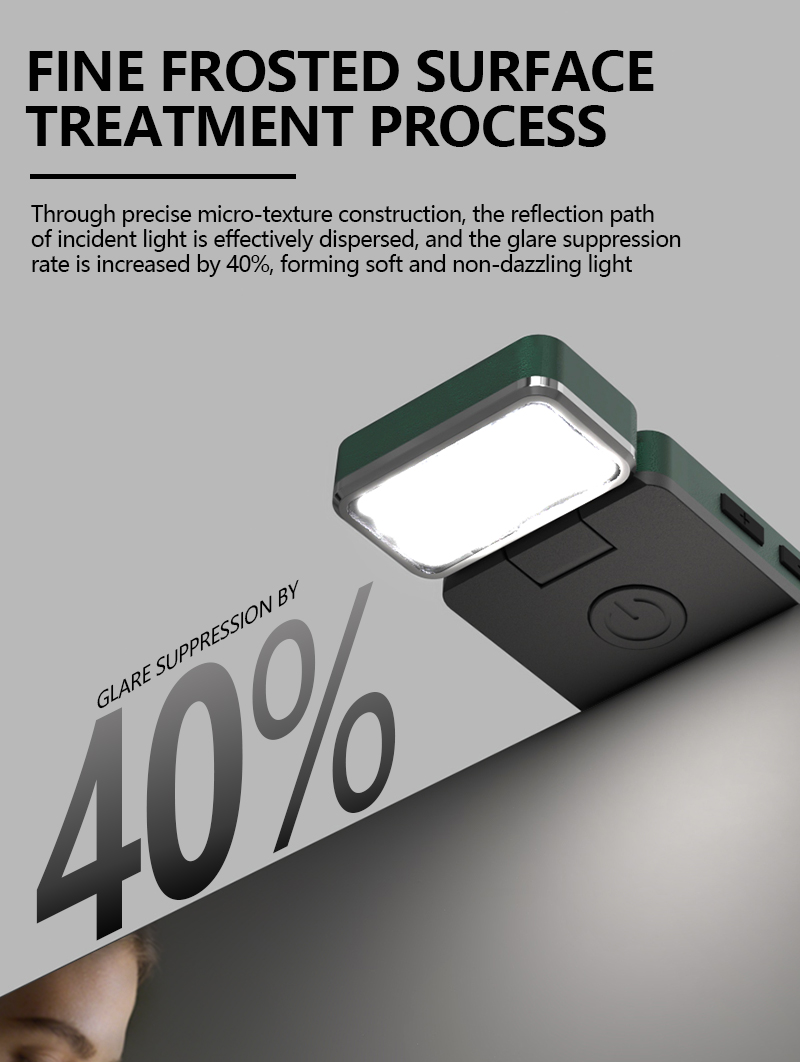 EGH 500mAh Green Led Type-C Reading Light detail photo