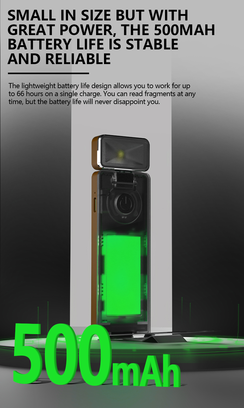 EGH 3 Color Temperature Type-C Yellow Led Book Reading Light detail photo