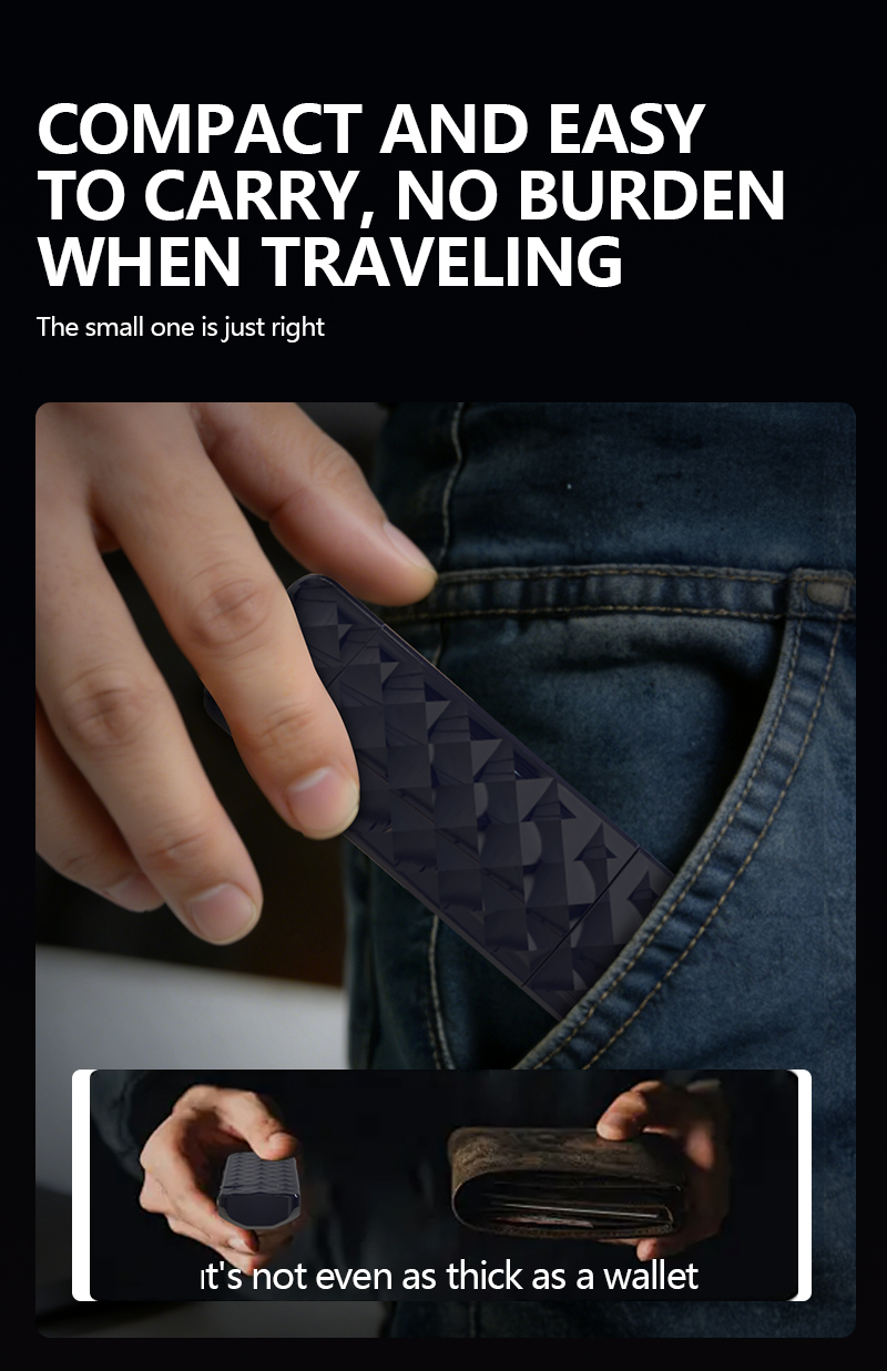 EGH Portable Mini 5-speed Color Adjustment Blue Black USB LED Book Light detail photo