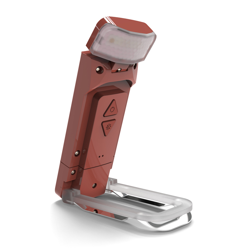 EGH Mini USB 5-Speed Dimming Eye-Comfort Garnet Red Travel Book Light