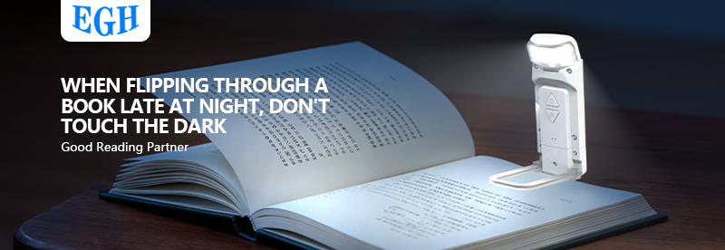 EGH White 500mAh LED USB Book Light