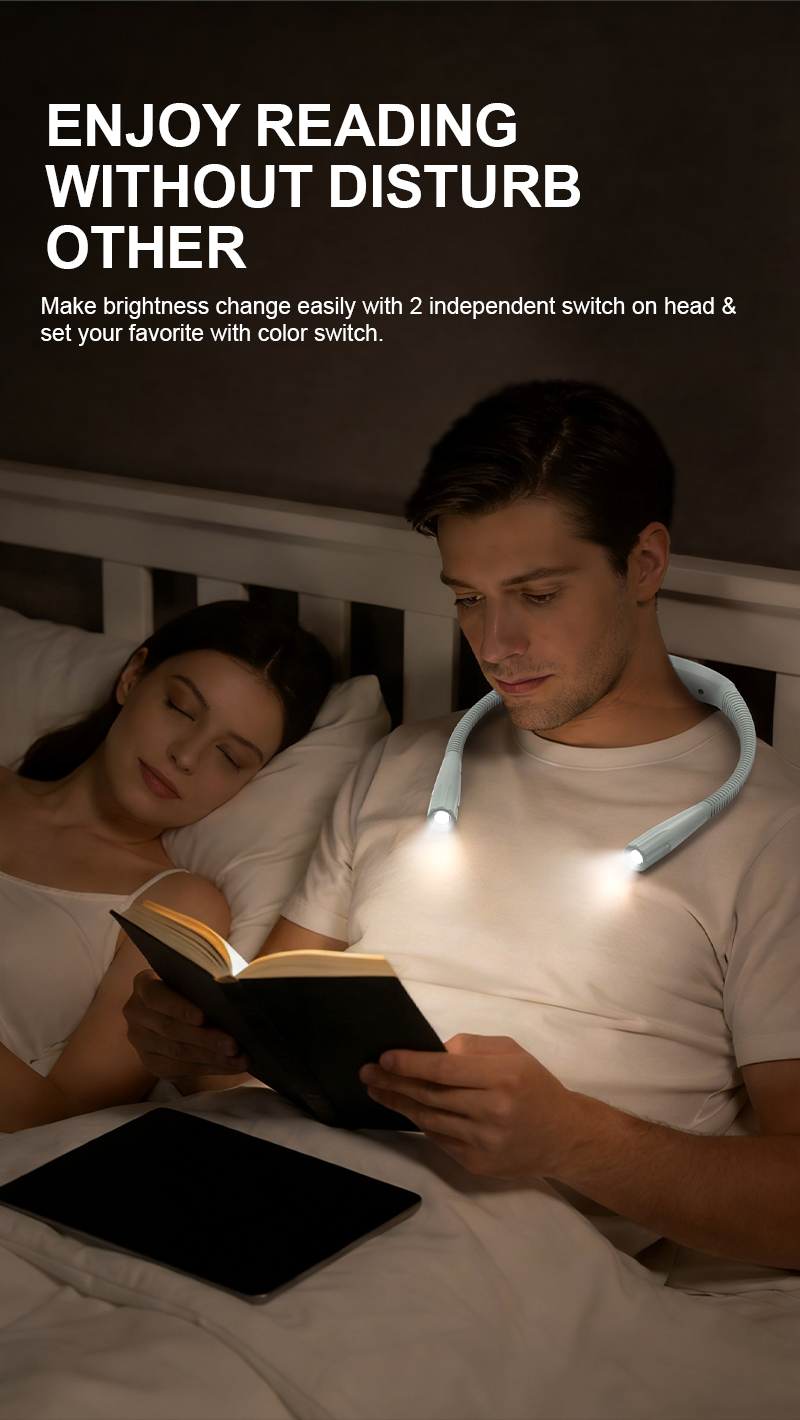 EGH 800mAh Green NECK Reading Lamp