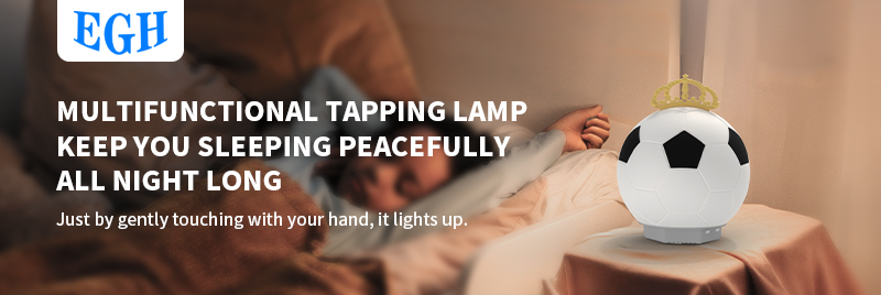 EGH 4IN1 Silicone Football Night Light With Bluetooth Speaker detail photo