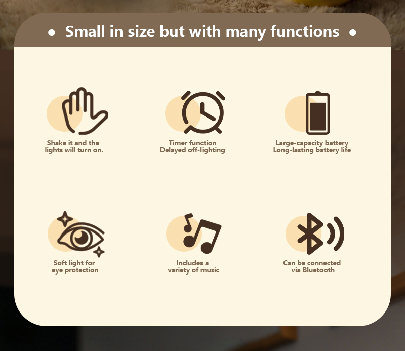 EGH 4IN1 Silicone Football Night Light With Bluetooth Speaker detail photo