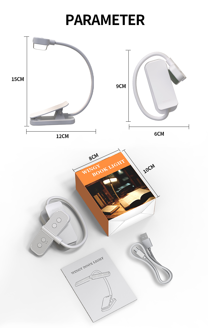 EGH 1000mAh White WING Desk Lamp