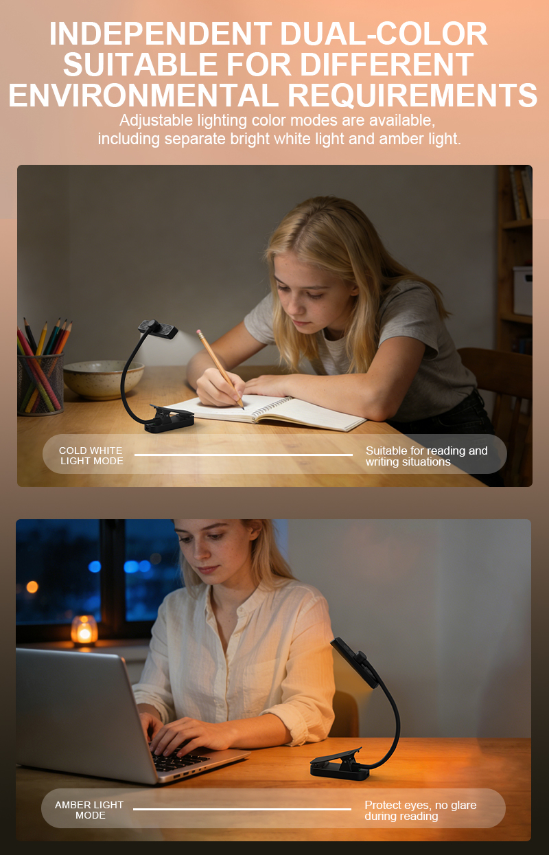 EGH 600nm Amber LED Desk Lamp detail photo