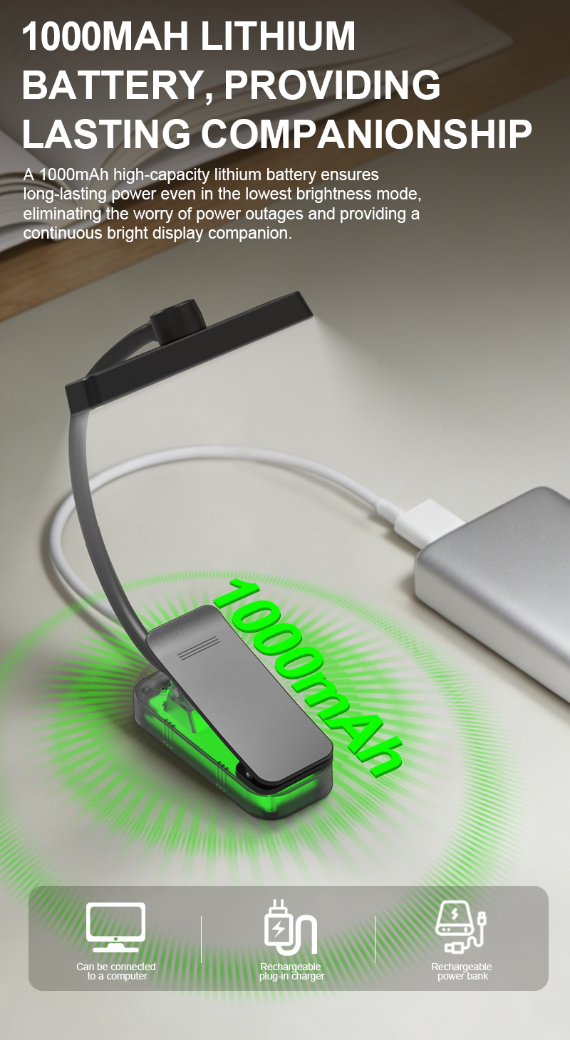 EGH 650nm Clip on Red Desk Lamp main image photo